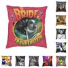 Bride Of Frankenstein Cushion Cover Sofa Decoration Horror Tv Movie Square Throw Pillow Cover 40x40cm Home Decorative