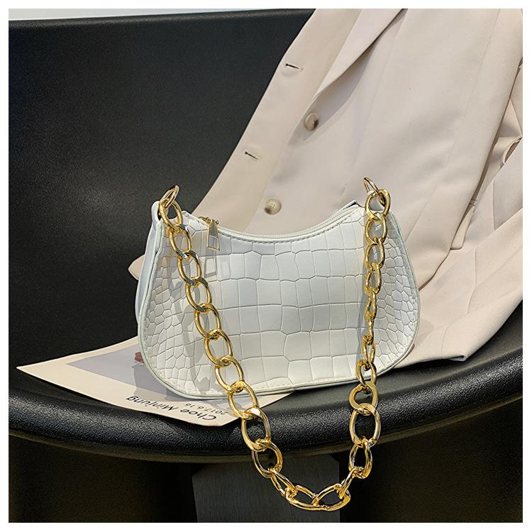 Bag Women's 2025 Spring New Fashion Trend Simple Shoulder Bag Casual Simple Handbag Underarm Bag