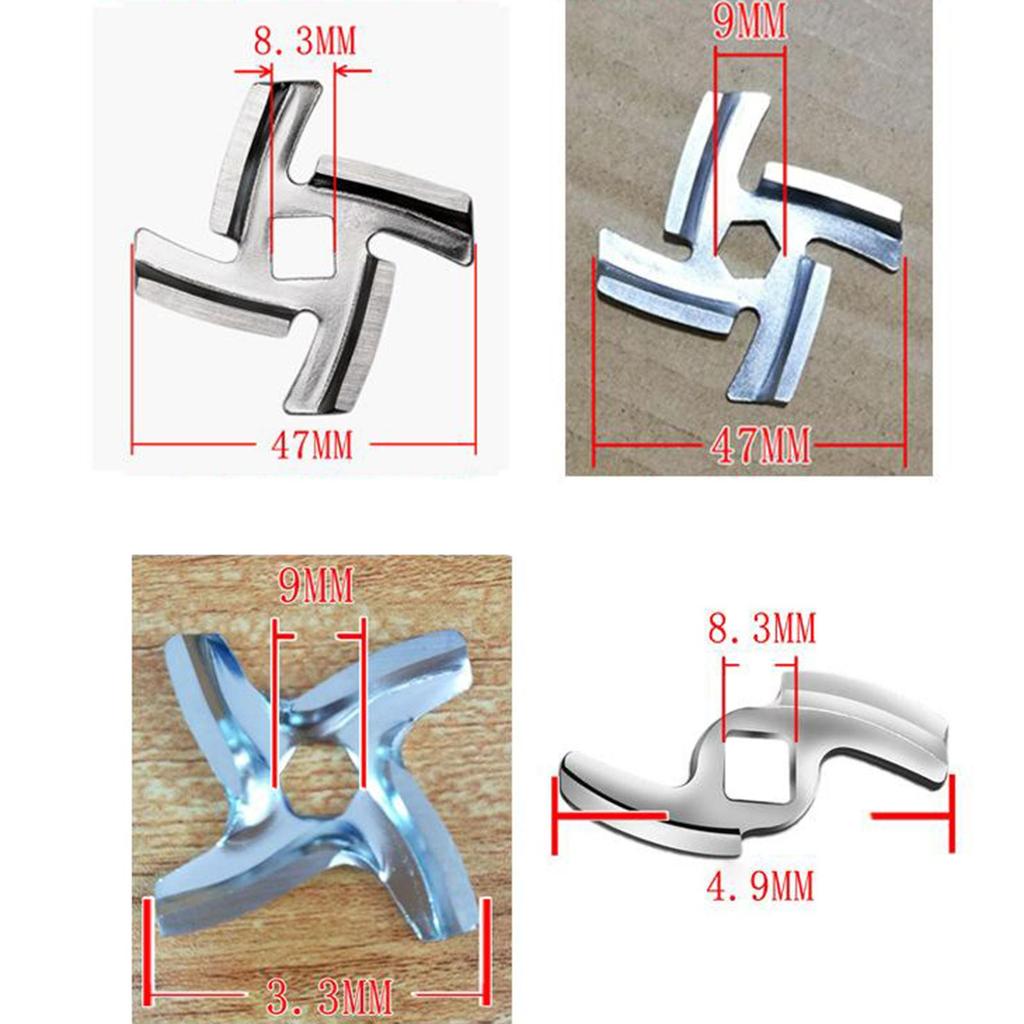 Meat ,Meat Plate Discs ,Stainless Steel Food Accessories for Stand Mixer and - 8pcs