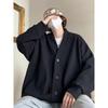Coat Men's Summer Knitted Cardigan Sweater Premium Loose Large Size Jacket