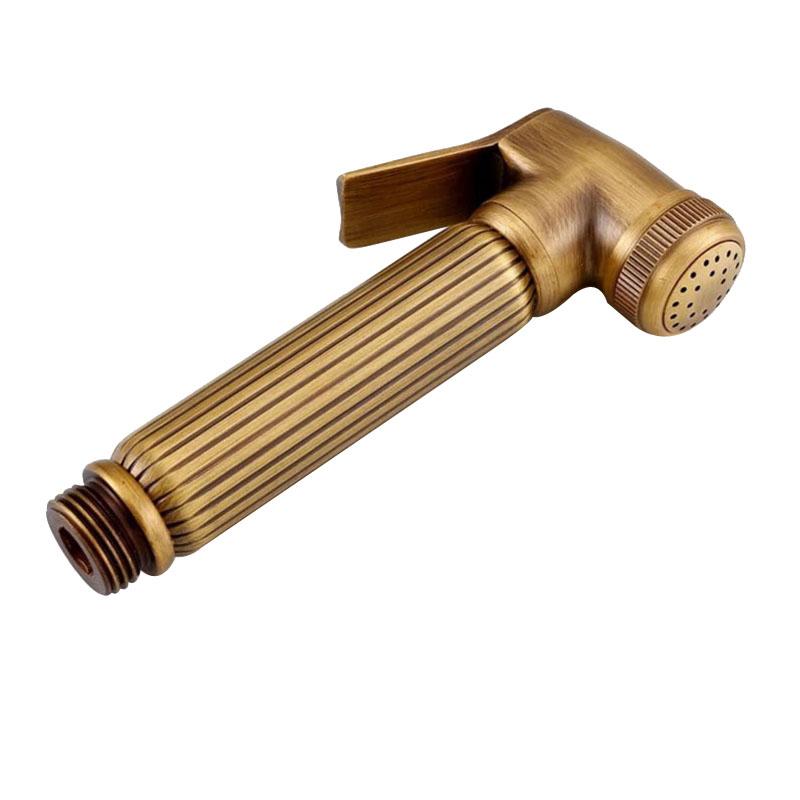 Antique Brass Handheld Spray Shower Set Copper Sprayer Lanos Toilet Bidet Faucet Lavatory