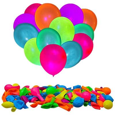 Good-200 Neon Glow Party Balloons Glow In The Dark For Birthday Decoration, Wedding Glow Party Supplies