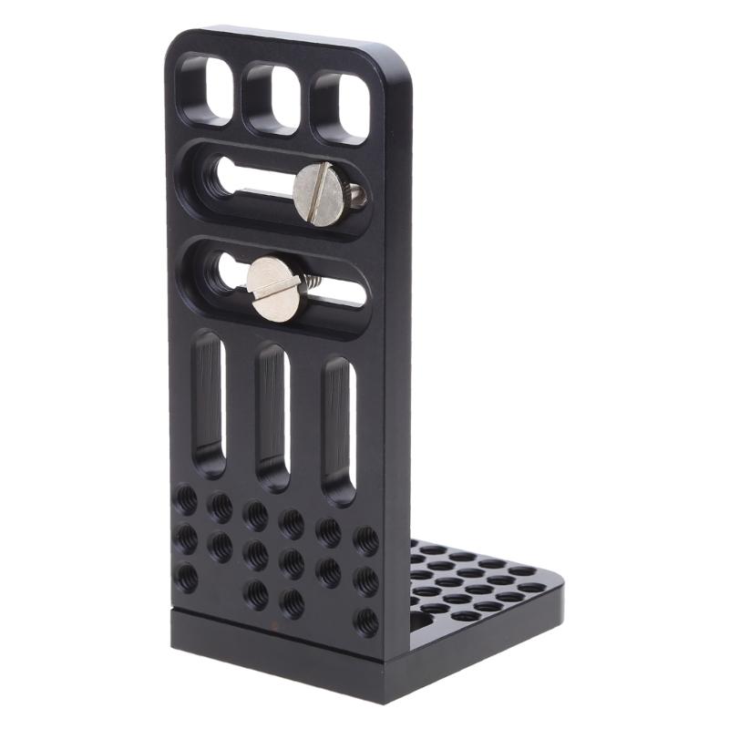 

Система быстросъемной L-образной площадки для камеры Вертикальный кронштейн Винт 1/4 3/8 для стабилизатора зеркальной/цифровой камеры Алюминиевый сплав-