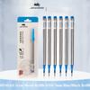 JINHAO 11cm Metal Refills 0.5/0.7mm Blue/Black Roller Ballpoint Pen Business Ball Pen Refills Office School Supply Stationery