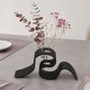 Creative Plant Display 3D Printed Dried Flower Stand, Curved Ribbon Vase, Decorative Holder, Bedroom Container Artificial Rack for Living Room