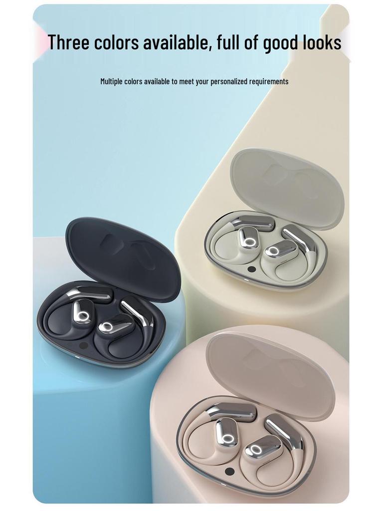S55 Bluetooth Bone Conduction Waterproof Noise-Canceling Wireless Sport Earphones (2025)