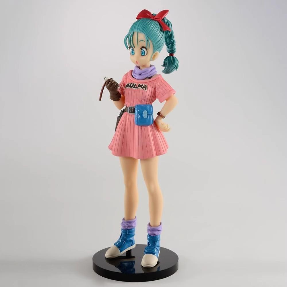 14Cm Dragon Ball Afigures Childhood Bulma Action Figurine Statue Toy Model Doll Collectible Room Decoration Gifts