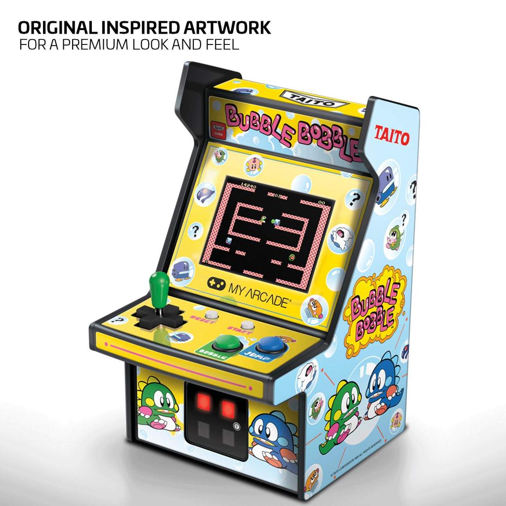 MyArcade Retro Bubble Bobble Amarillo Minijuego de 6.75", (DGUNL-3241)