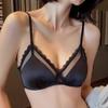 French Lace Triangle Bra: Sexy, Breathable, Wire-Free, Non-Padded, Cross-Border Style