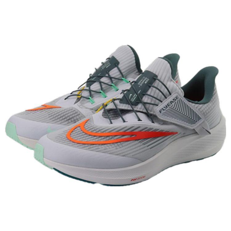 Nike Air Zoom Pegasus 39 FlyEase Pure Platinum Total Orange Men Sneakers Grey Mineral-Slate Bright-Spruce DJ7381-002