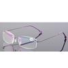 Women Rimless Reading Glasses Anti Blue Light Anti Fatigue Presbyopic Glasses Clear Lens Cut Edge Design