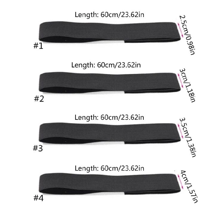 3pcs Elastic Wigs Bands Adjustable 3Pcs Comfortable Edge Bands For Wigs Wearers Hair Comb Styling Tool for Women