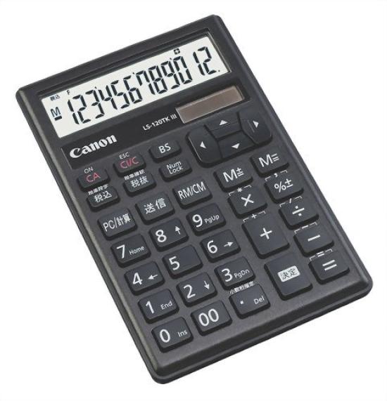

Canon Numeric Keypad Calculator LS-120TKIII-BK