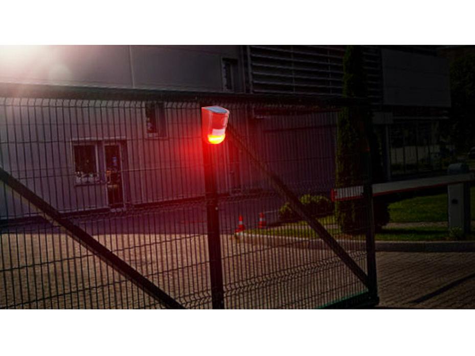 Solar-Powered Infrared Sensor Alarm & Animal Repellent Light with Remote Control