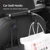2Pcs Car Seat Back Hooks Storage Holder for Subaru WRX STI Impreza Forester Outback BRZ Legacy Ascent XV Levorg