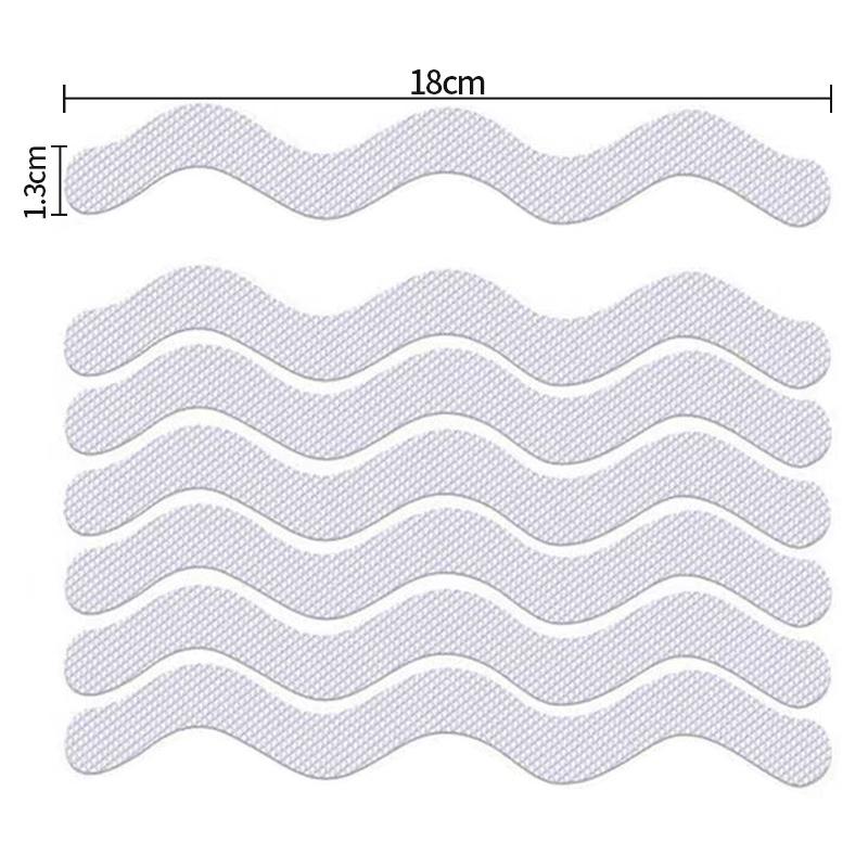 New 24pcs/Package Transparent Anti-Slip Stickers For Bathroom Floor And Shower - Bathtub Floor Safety Anti-Slip Strips
