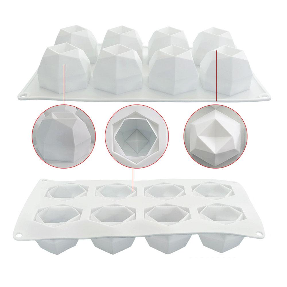 Silicone World DIY Silicone Mold Candles Mould Aromatherapy Plaster Mold 3D Silicone Mold Handmade Cube Soap Molds Cake Molds