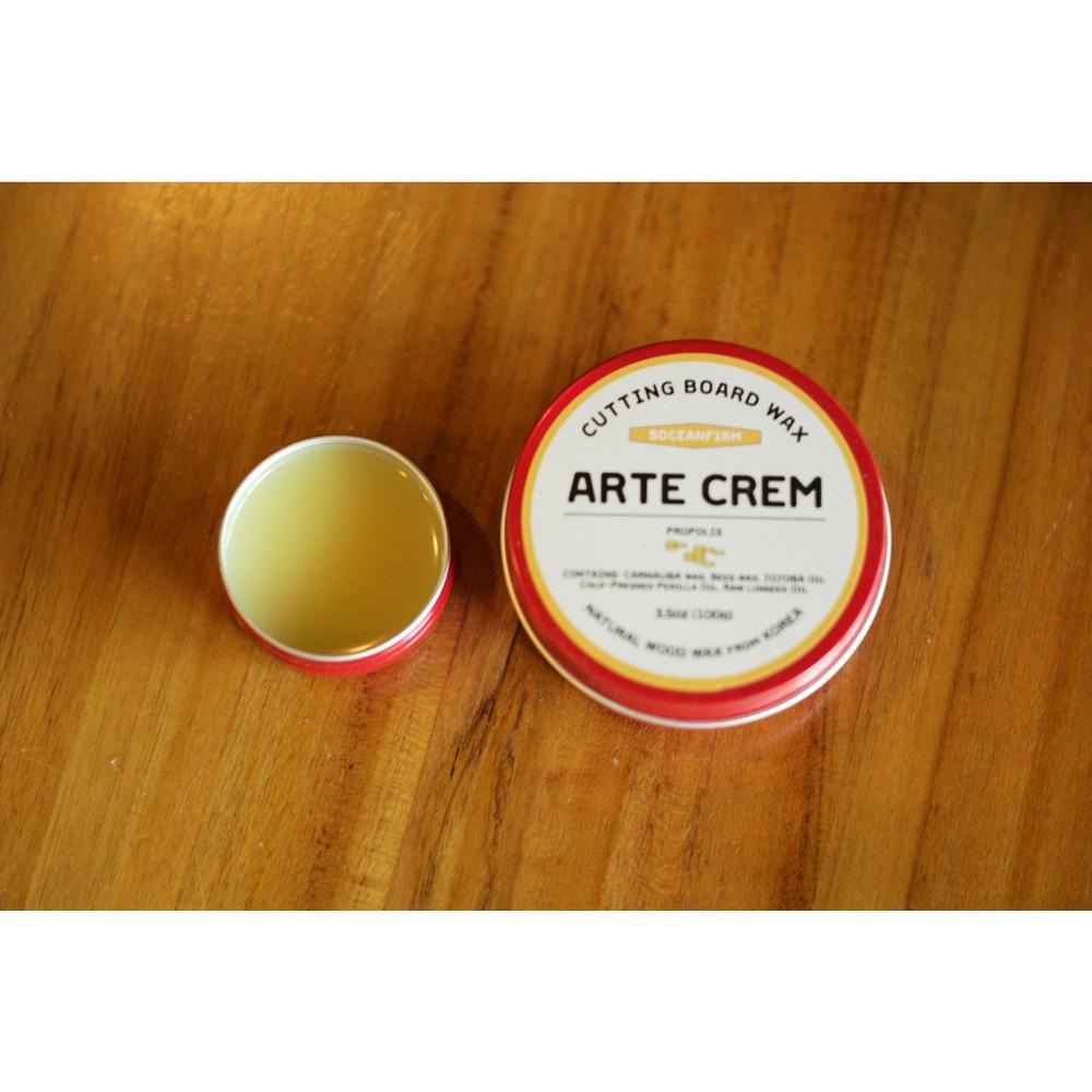 ARTE CREM Propolis Doğal Krem Ahşap Masif Ahşap Kaplama Kesme Tahtası Balmumu Cila Kaplama Maddesi Yağ Artecrem 120g, 120g, 1 adet
