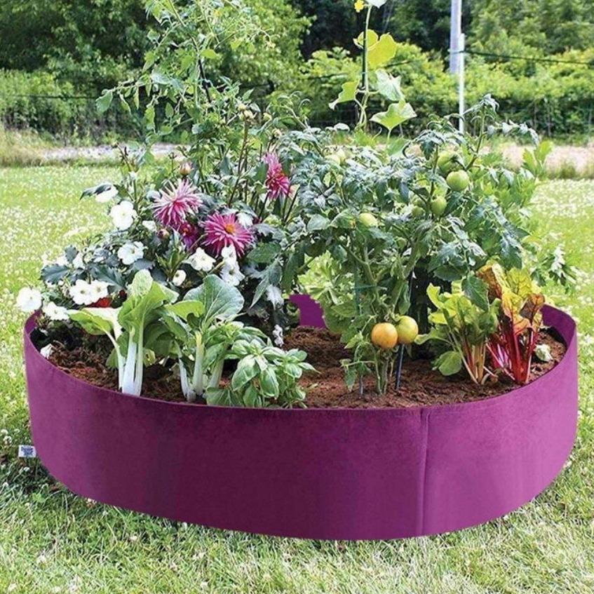 Felt Seedling Bags - Various Size Round Outdoor Planting Pots