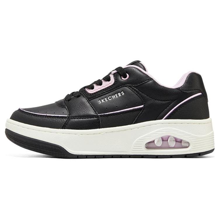 (WMNS) Skechers Uno Court - Courted Style Shoes Black Pink White Women s 177710-BKLP EU 38.5