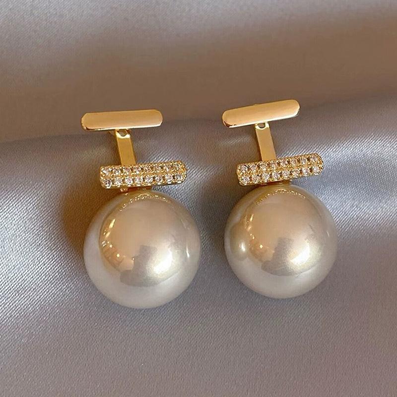 

Серьги с французским жемчугом в стиле ретро, ​​уникальные и нишевые, элитные серьги, темпераментные и универсальные серьги