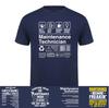 Funny Maintenance Worker T Shirts Unisex Streetwear Short Sleeve Unisex Maintenance Technician Tshirt Tees HJ073