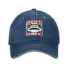 Men's And Women's Washed Cotton Baseball Caps With Printed Distressed Soft Top Denim Hats Vintage Hats