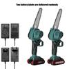 21V Two Battery Portable Mini Electric Pruning Saw Rechargeable Small Wood Spliting Chainsaw