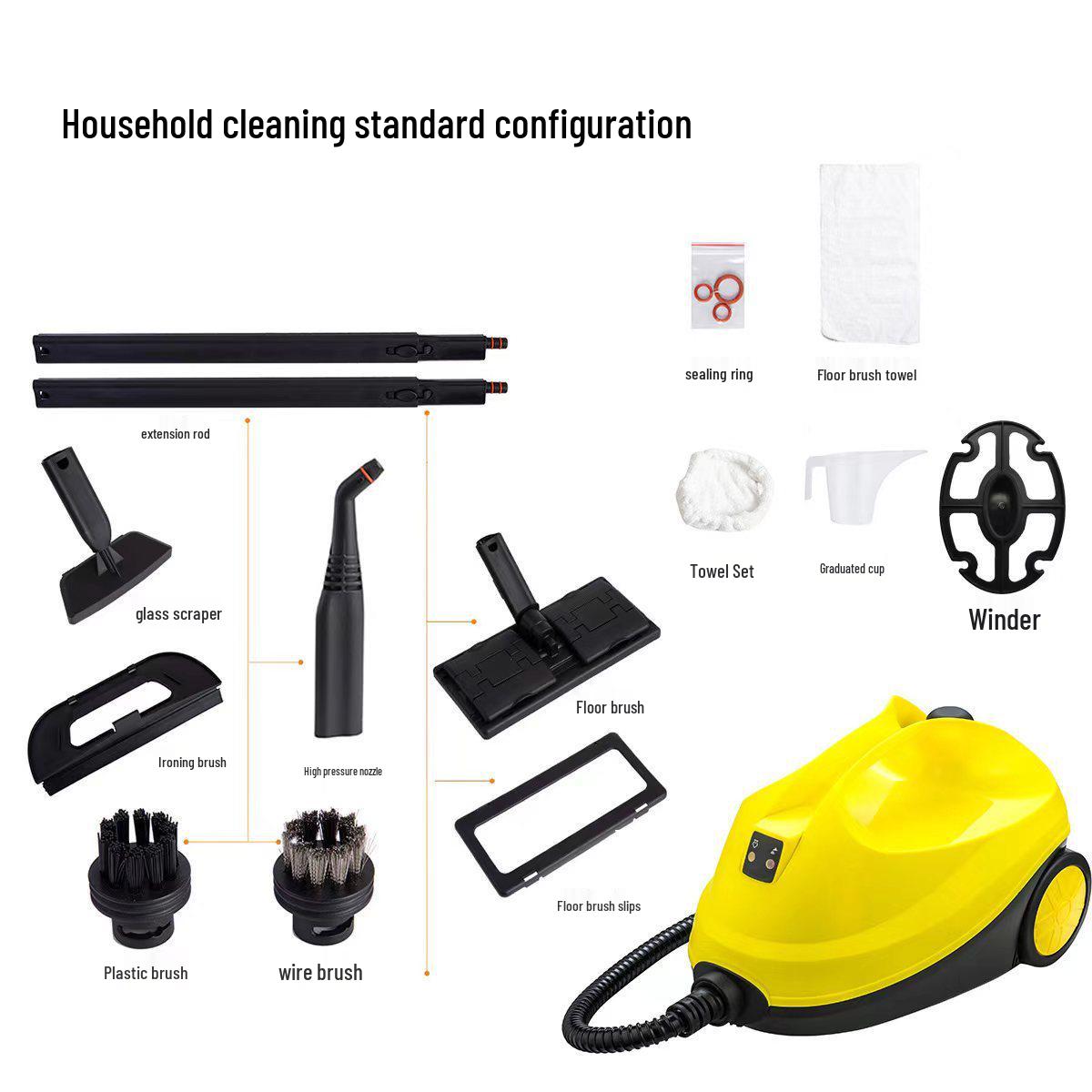 High-Pressure High-Temperature Steam Cleaner for Fumigation  Formaldehyde Disinfection - Ideal for Car Interiors  Wraps
