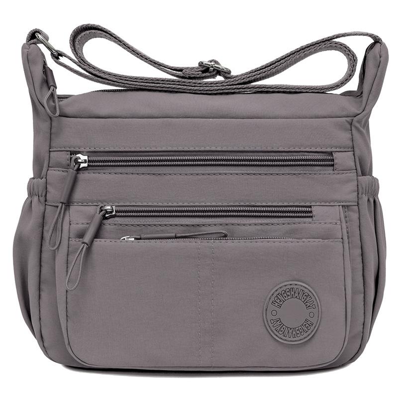 

Легкая водоотталкивающая нейлоновая сумка женская сумка сумка через плечо сумка кроссбоди серый