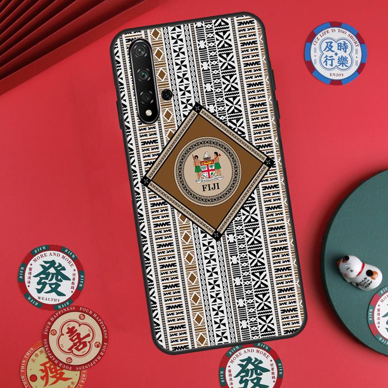 Fijian Masi Tapa For Huawei Nova 5T 9 10 SE 7i 8i 11i 12i Y73 Y72 Y61 Y91 Y60 Y70 Y90 P20 P30 P40 Lite Case