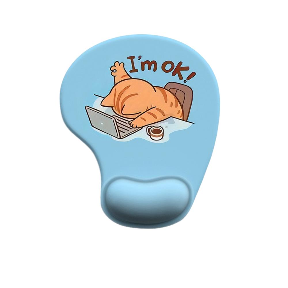 Silicone Comfortable Wrist Rest Non-Slip Desktop Wrist Support Cartoon Animal Mouse Pad  Computer