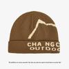 Mountain-style beanie for men, suitable for autumn outdoor hiking and mountaineering, knitted hat with a large head circumference, loose fit, and