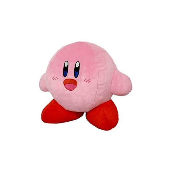 Used Kirby 25th Anniversary Classic Plush - Kirby Super Deluxe, 26cm, includes game software package pouch