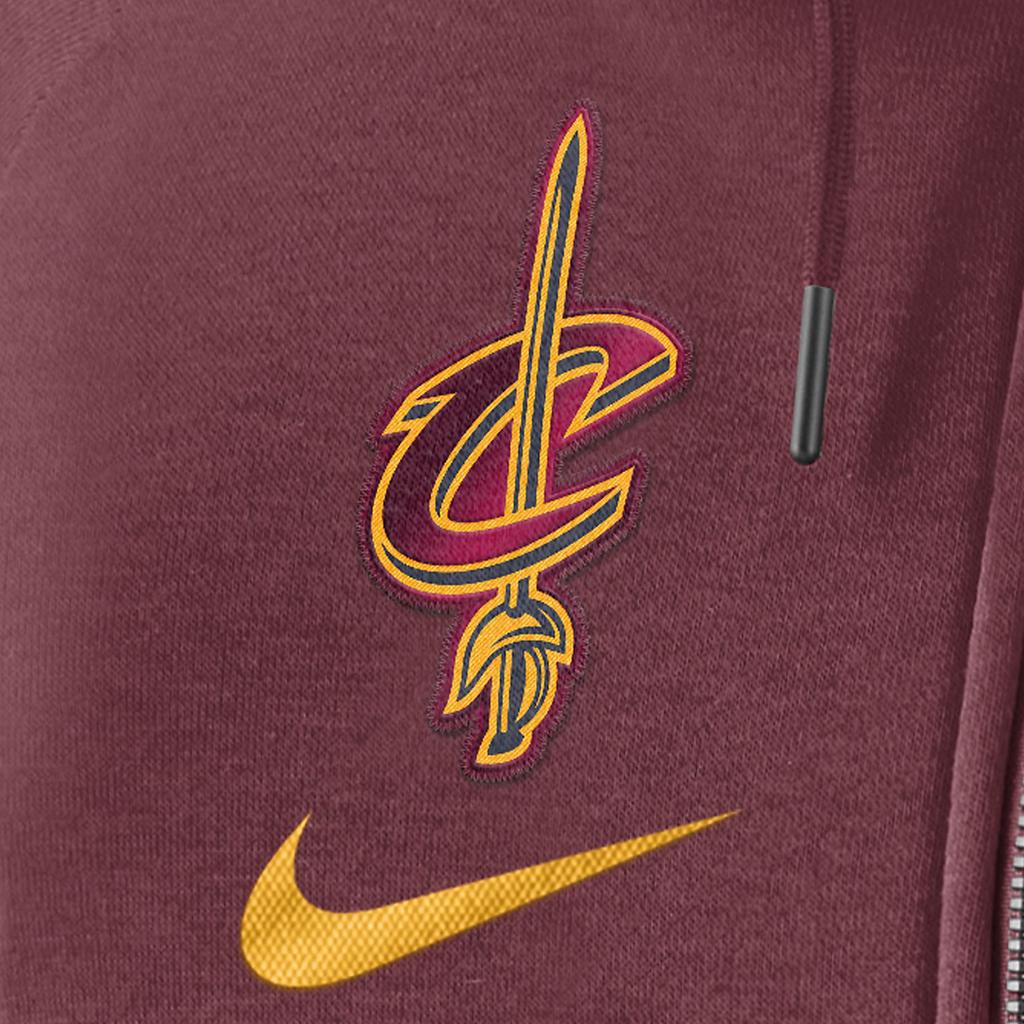 Nike Modern NBA Cleveland Cavaliers Casual Sports Training Hoodie Women Hoodies Maroon 862213-677