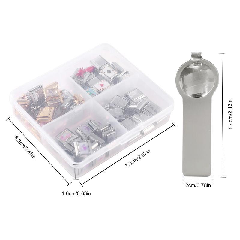 New Stainless Steel Italian Link Install Dismantle Tools Bracelet Jewelry DIY Making