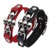 Stapelbarer Gothic-Armreif PU-Leder-Armband Unisex-Accessoire Einzigartiges Geschenk für Liebhaber alternativer Mode
