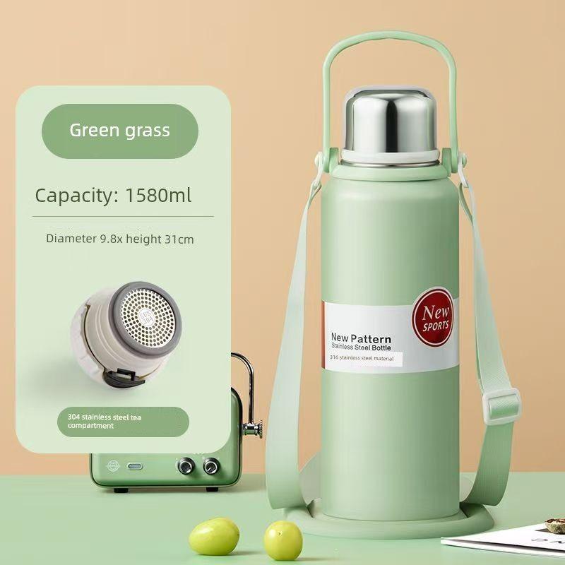 Stainless Steel 316 Large Capacity Vacuum Cup for Male and Female Students Good-looking Tea Cup Portable Car Outdoor Kettle
