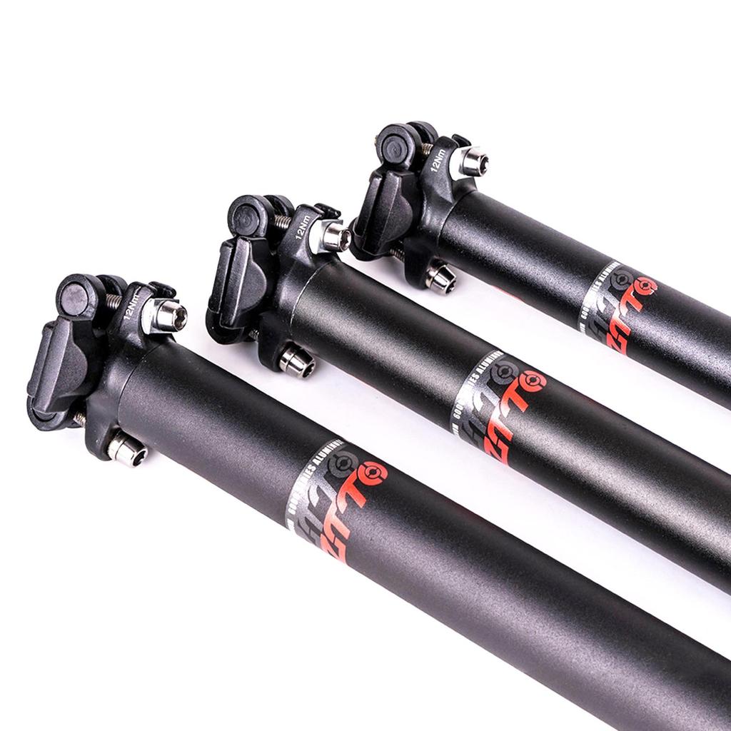 Bike Seatpost Sturdy Universal Bicycle Seat Post Adjustable with Fixing Clip