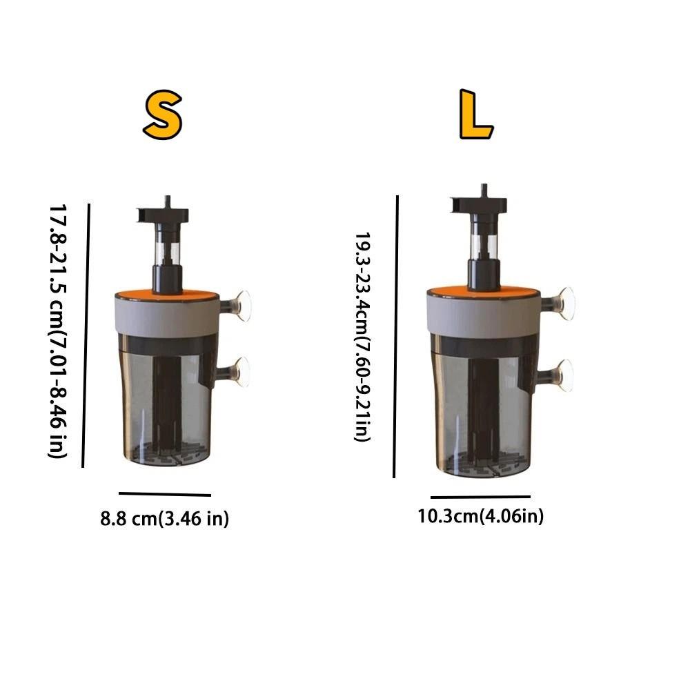 Efficient Fish Tank Filter Detachable Air Pump Driven Aquarium Protein Skimmer with Suction Cup Pneumatic Filter Aquariums