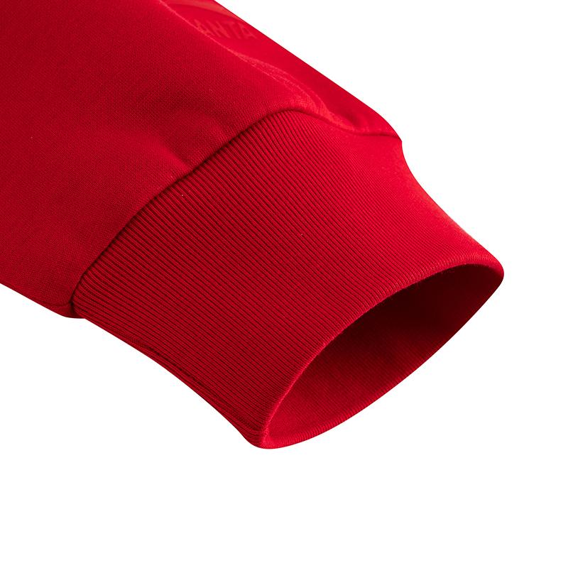 Anta Fleece Trendy Casual Sports Pullover Hoodie Unisex hoodies Deep-Red 972618704N-6