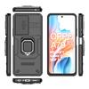 For Oppo A79 5G/A2 5G Case Camera Protection PC+TPU Phone Cover with Ring Kickstand