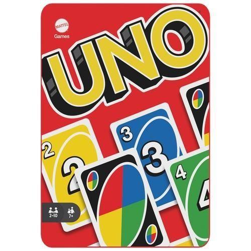 Jeu De Cartes - MATTEL - UNO - Boîte Métallique - 2 À 10 Joueurs - 100% Recyclable