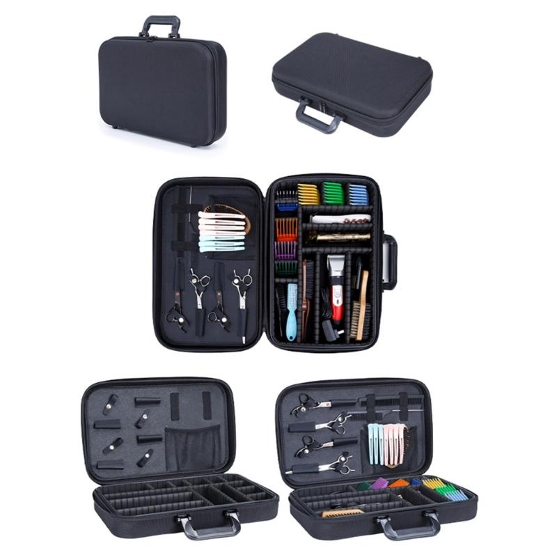 Professional Salon Hair Cutting Grooming Storage Organizer for Clippers Scissors Carrying Bag For Fashion Hairstyles