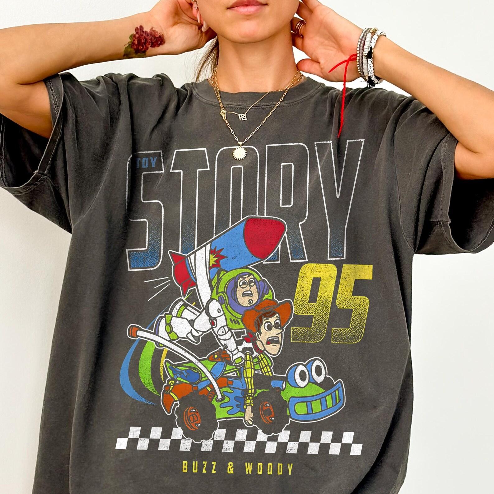 Vintage Toy Story 1995 Shirt - Toy Story Tshirt,Retro Disneyland Gift,Disney Trip Tshirt,Buzz LightYear,Woody,Slinky,Jessie M
