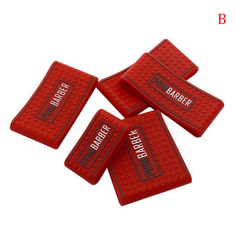5 Pcs Trimmer Grip Barber Hair Clipper Grip Rubber Anti Slide Barber Rings