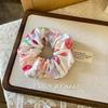 Scrunchie Multi Styles Floral Plaid Soft Fabric Minimalist Versatile Women Hair Tie Hair Accessories
