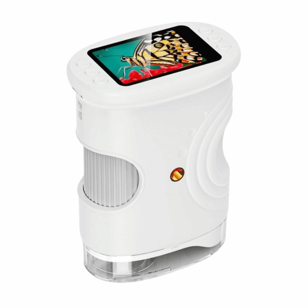 2 Inch IPS Screen Handheld Digital Microscope Portable Mini Microscope Science Experiment