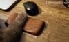 CrweanWcee Wrist Rest Mouse Palm Rest Wood Small Wrist Rest for Mouse Reduces Fatigue Compact with Stylish Anti-Slip (Walnut)