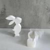 Easter Rabbit Candle Mold DIY Soap Mould Fondant Cake Baking Tool Silicone Mold